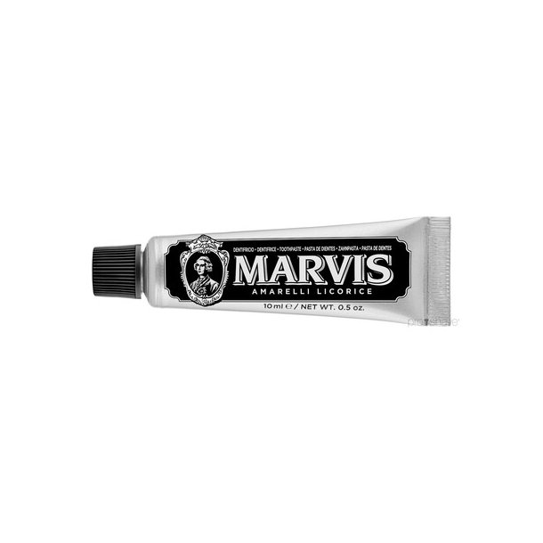 Marvis Licorice Mint Tandpasta, Rejsestrrelse, 10 ml. 