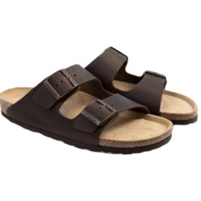 Herre sandal olieret skind