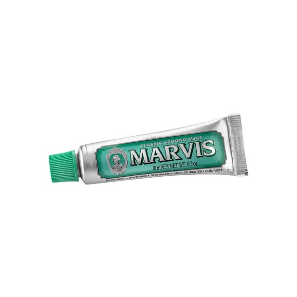 Marvis Classic Strong Mint Tandpasta, Rejsestrrelse, 10 ml.    